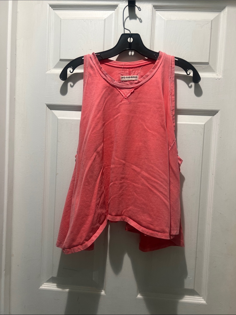 Free People Coral Sleeveless Swing Tank